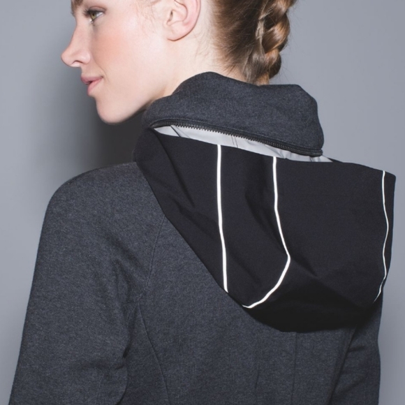 Lululemon &go Destination Hoodie Heathered Black / Black - Picture 3 of 10